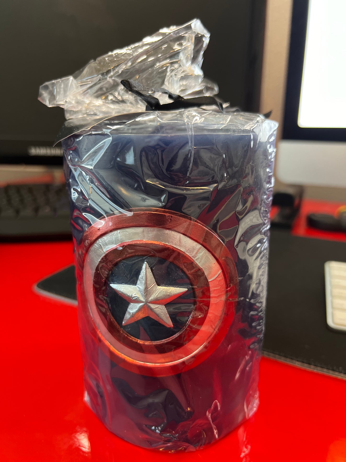 Marvel Captain America Candle: Illuminate Your Heroic Spirit