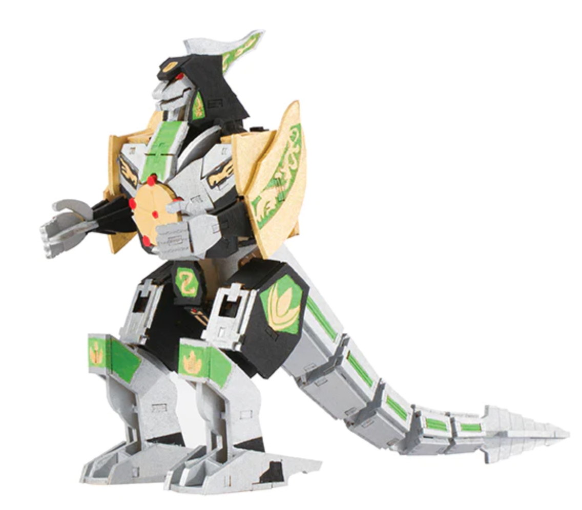 IncrediBuilds: Power Rangers: Dragonzord 3D Wood Model and Poster