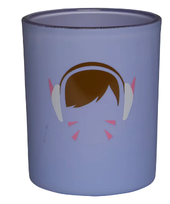 Overwatch: D.Va Glass Votive Candle